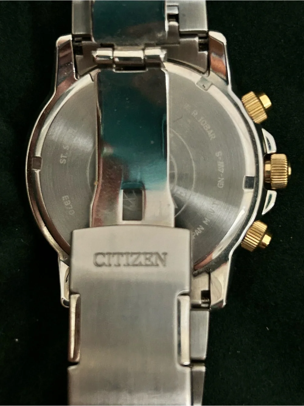 Citizen Two-Tone Gold and Gray Perpetual Calendar Watch